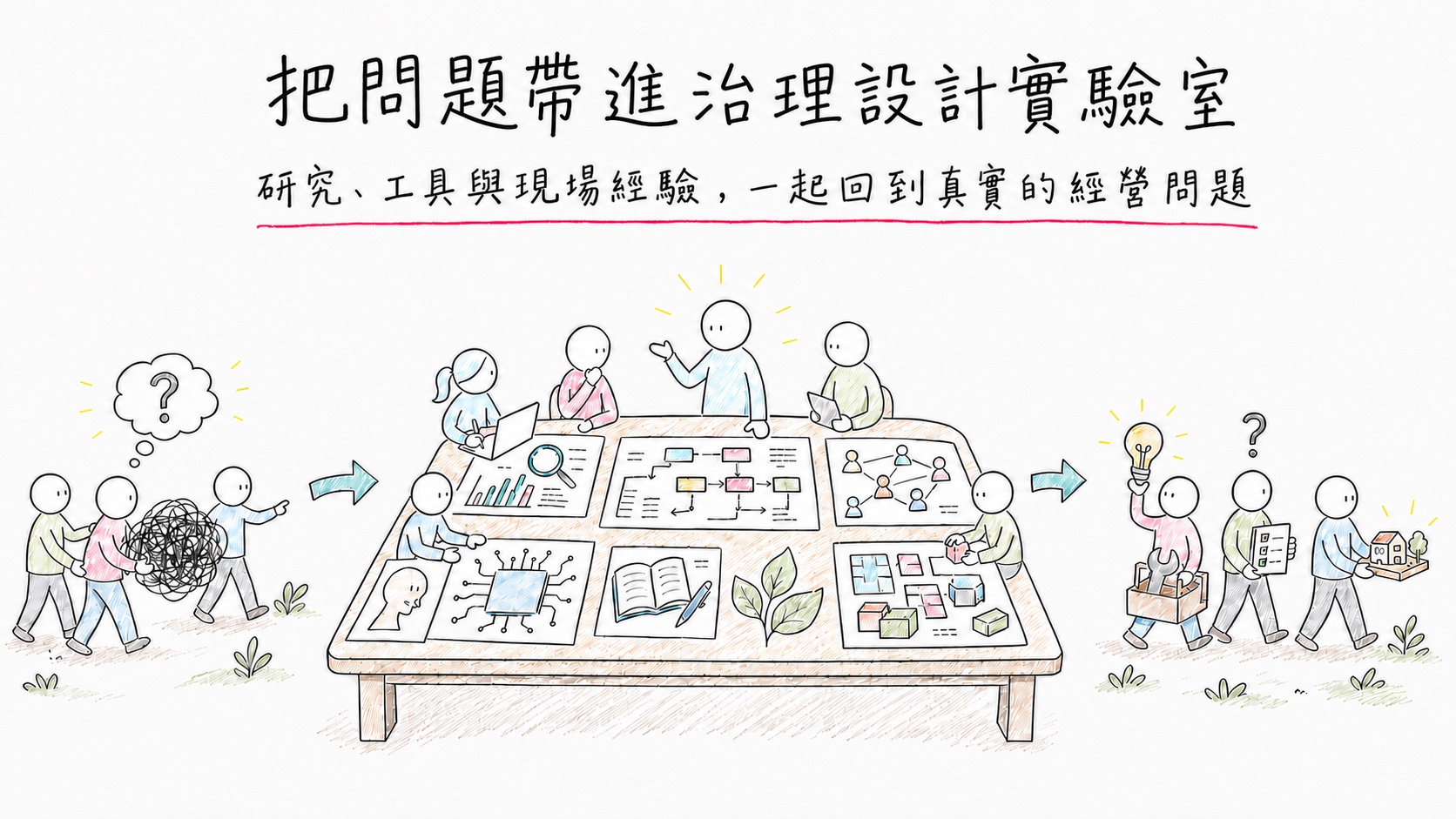 把真實的經營問題帶進治理設計實驗室