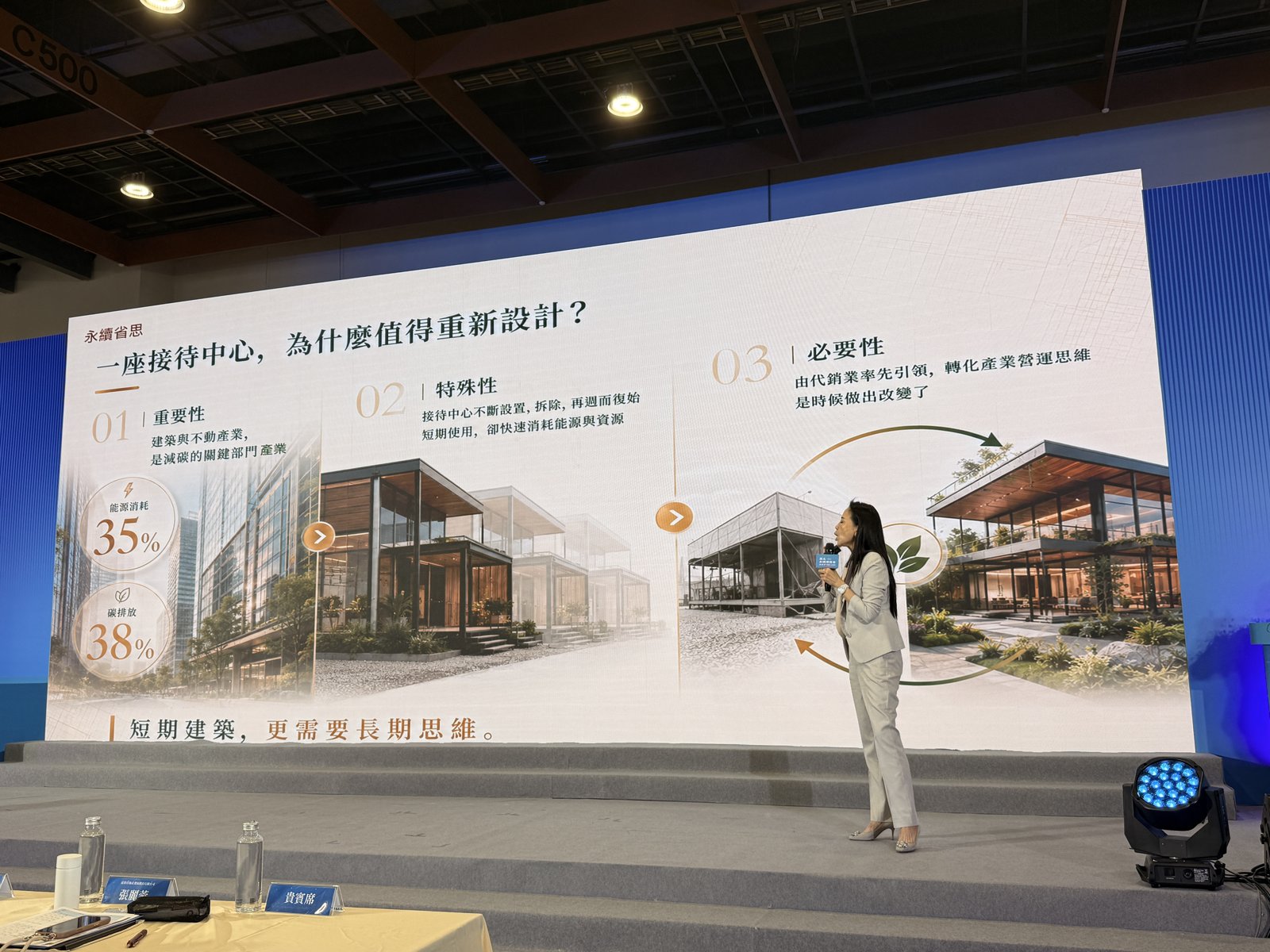 遠雄簡報：一座接待中心為什麼值得重新設計——建築與不動產業佔能源消耗 35%、碳排放 38%
