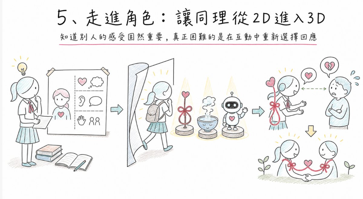 角色扮演讓同理從紙上的人物誌進入真實互動